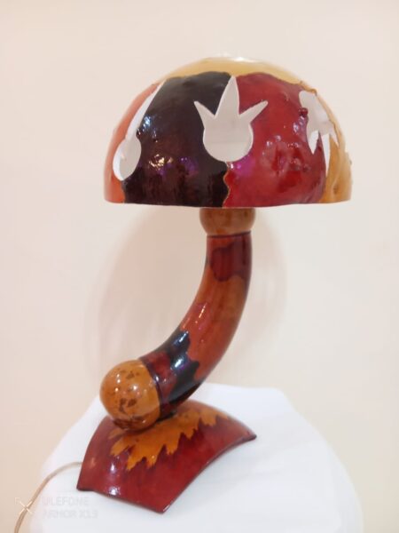 Lampe en callebasse